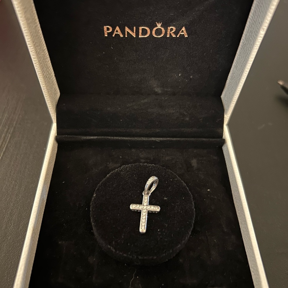 Pandora cross charm